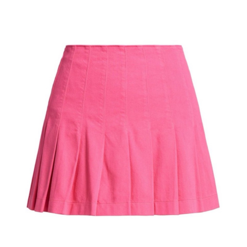 Alice and Olivia pink  Pleated Women's Skirt